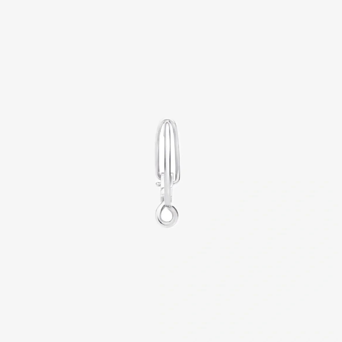 DoDo Hoop Earring ESSENTIALS CHARM White Gold Small - Orsini Jewellers