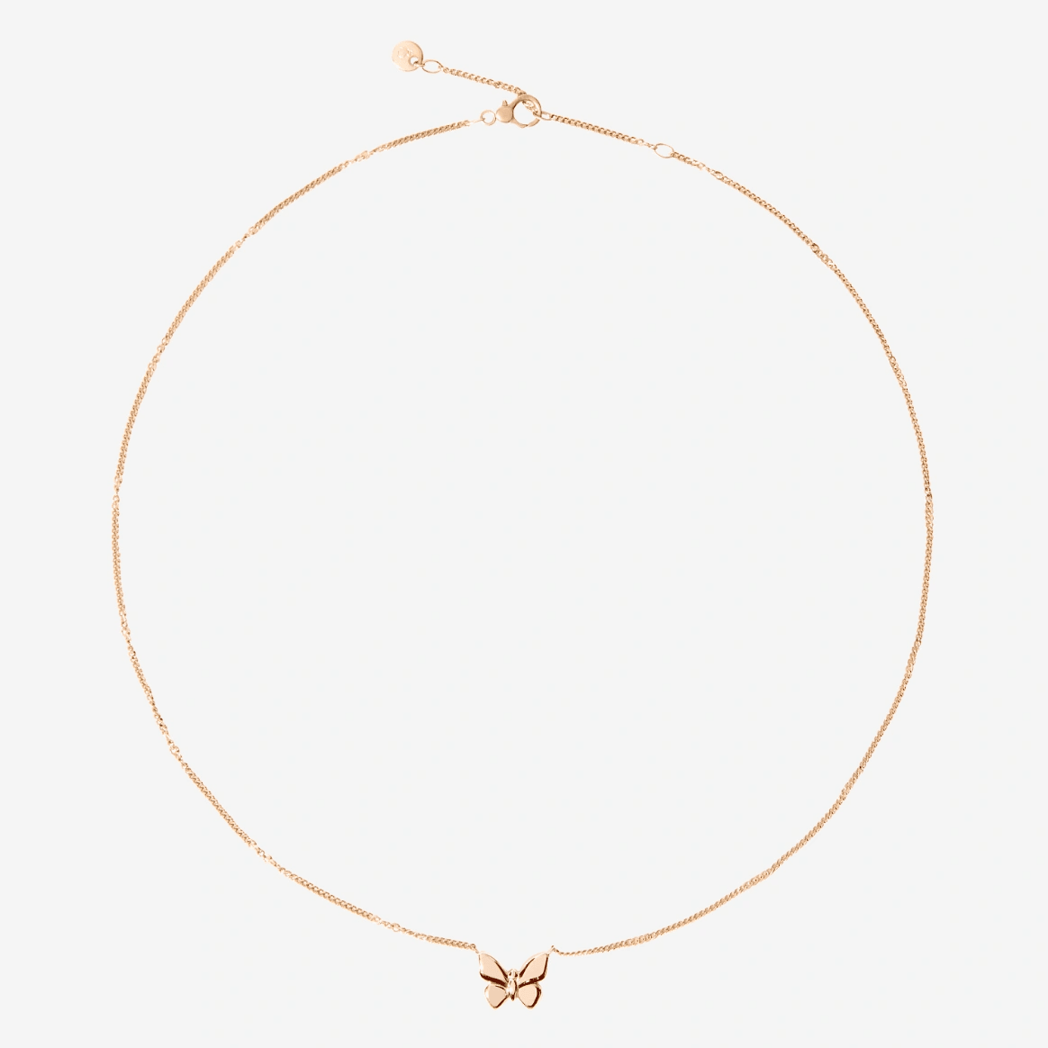 DoDo Necklace Butterfly 9k Rose Gold - Orsini Jewellers