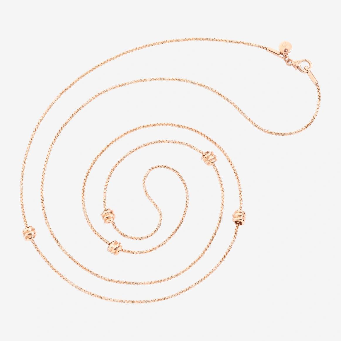 DoDo Necklace NODO Rose Gold 80cm - Orsini Jewellers