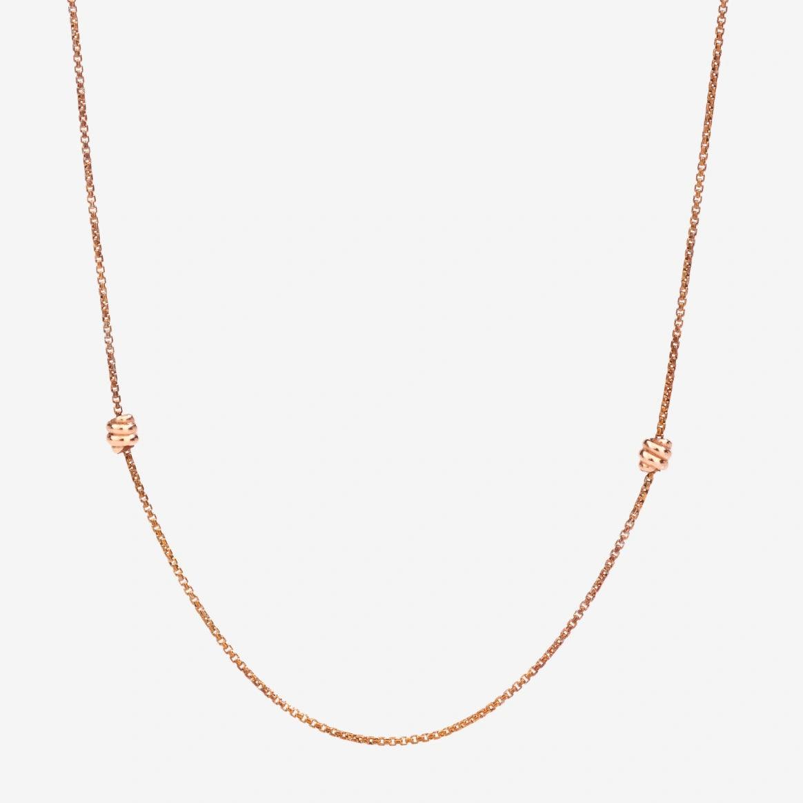 DoDo Necklace NODO Rose Gold 80cm - Orsini Jewellers