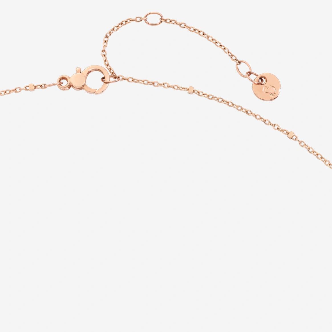 DoDo Necklace NODO Rose Gold with Mini Pendant - Orsini Jewellers