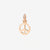 DoDo Peace Symbol Charm Rose Gold - Orsini Jewellers