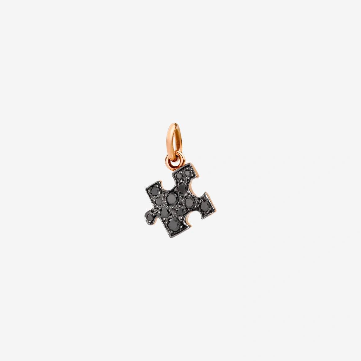 DoDo PUZZLE Charm with Black Diamonds - Orsini Jewellers