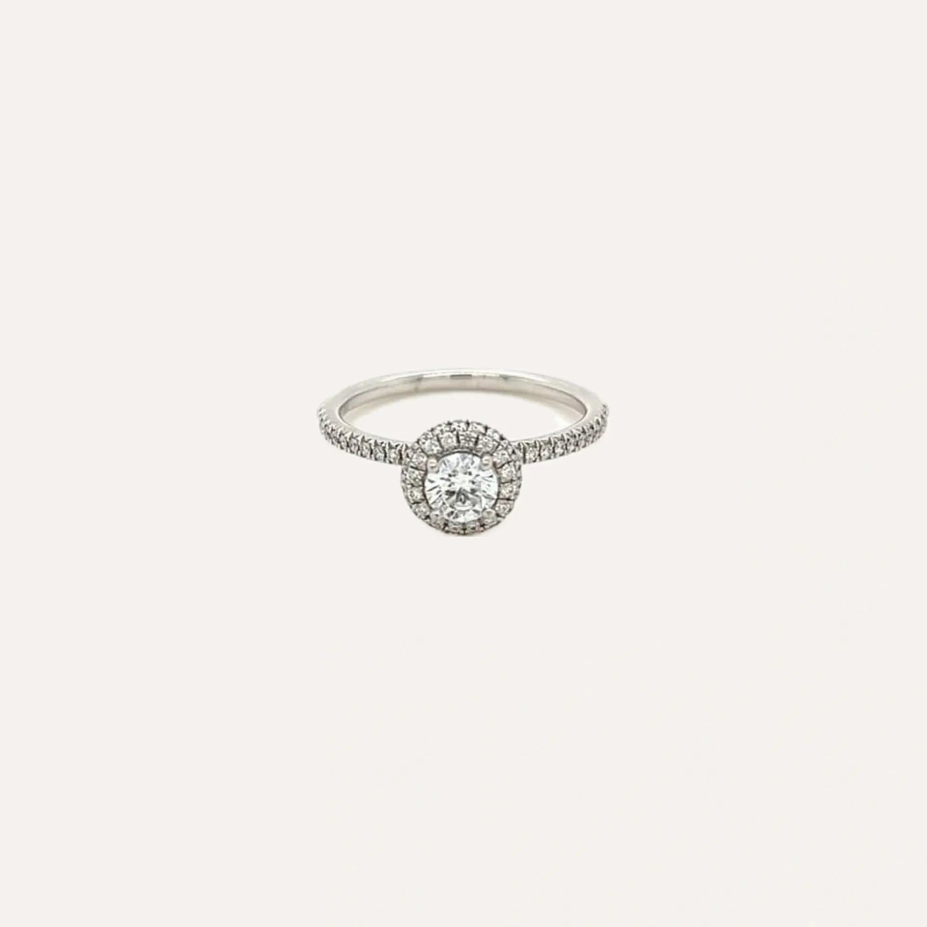 Hulchi Belluni Diamond Ring with Halo - Orsini Jewellers