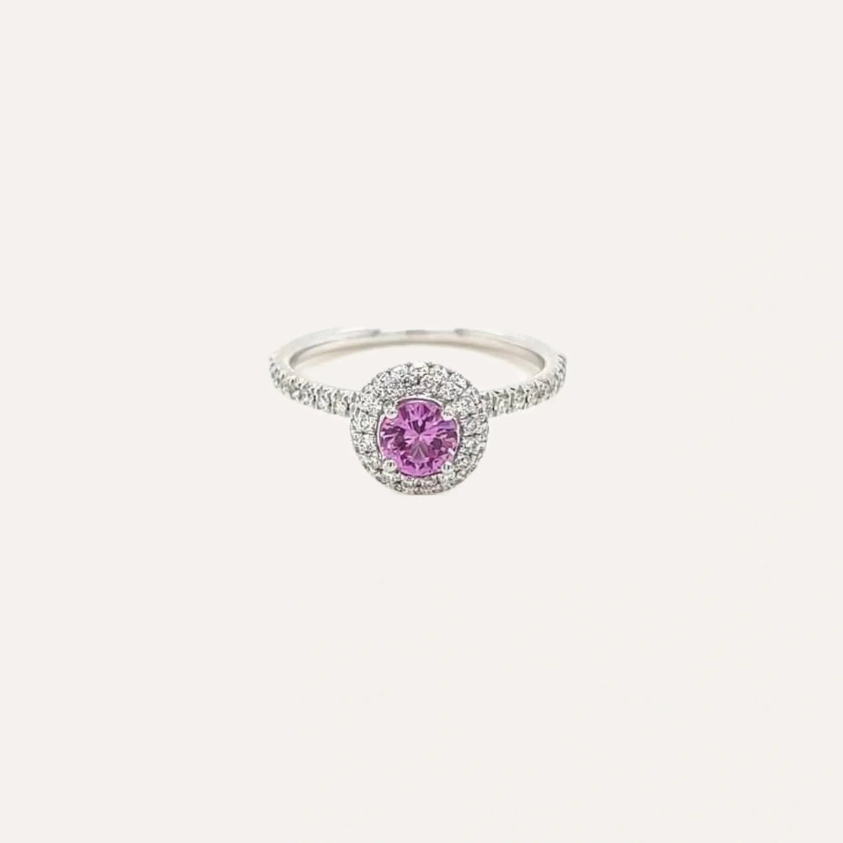 Hulchi Belluni Engagement Ring with Pink Sapphire - Orsini Jewellers