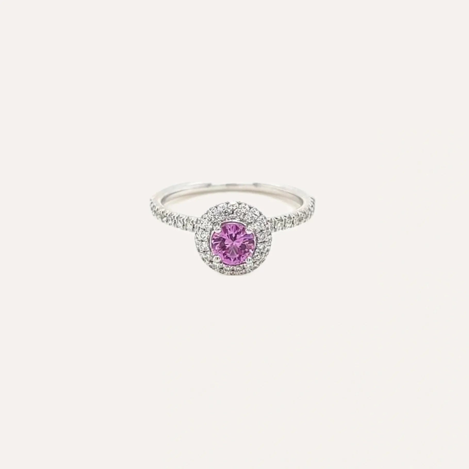 Hulchi Belluni Engagement Ring with Pink Sapphire - Orsini Jewellers