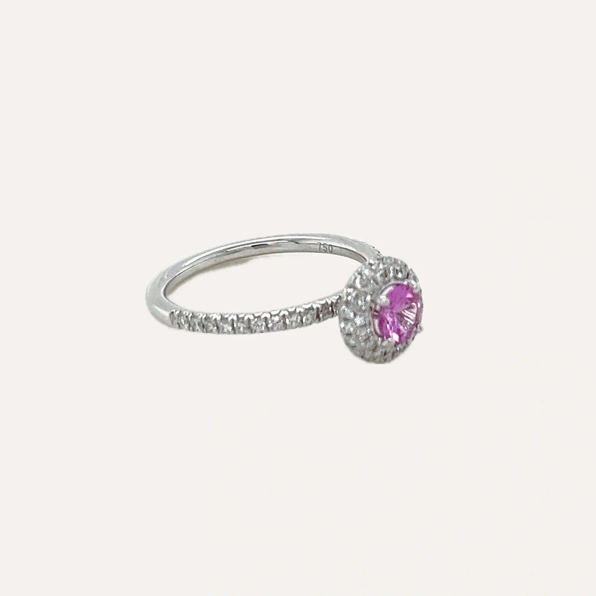 Hulchi Belluni Engagement Ring with Pink Sapphire - Orsini Jewellers