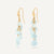 Marco Bicego 18K Yellow Gold Multi-Strand Aquamarine Earrings - Orsini Jewellers