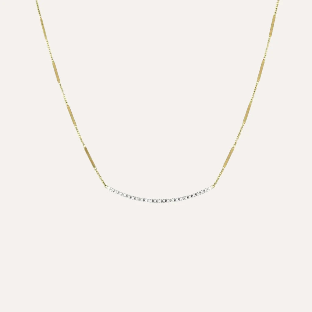 Marco Bicego Goa 18k Gold Diamond Necklace Single Strand - Orsini Jewellers