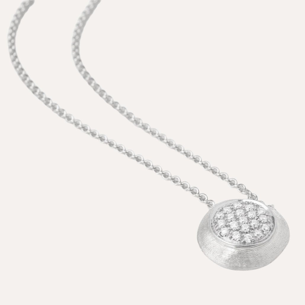 marco bicego white gold and diamond necklace