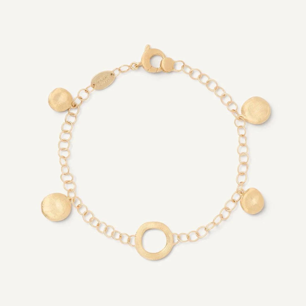 Marco Bicego Jaipur Link 18k Gold Disc Bracelet - Orsini Jewellers