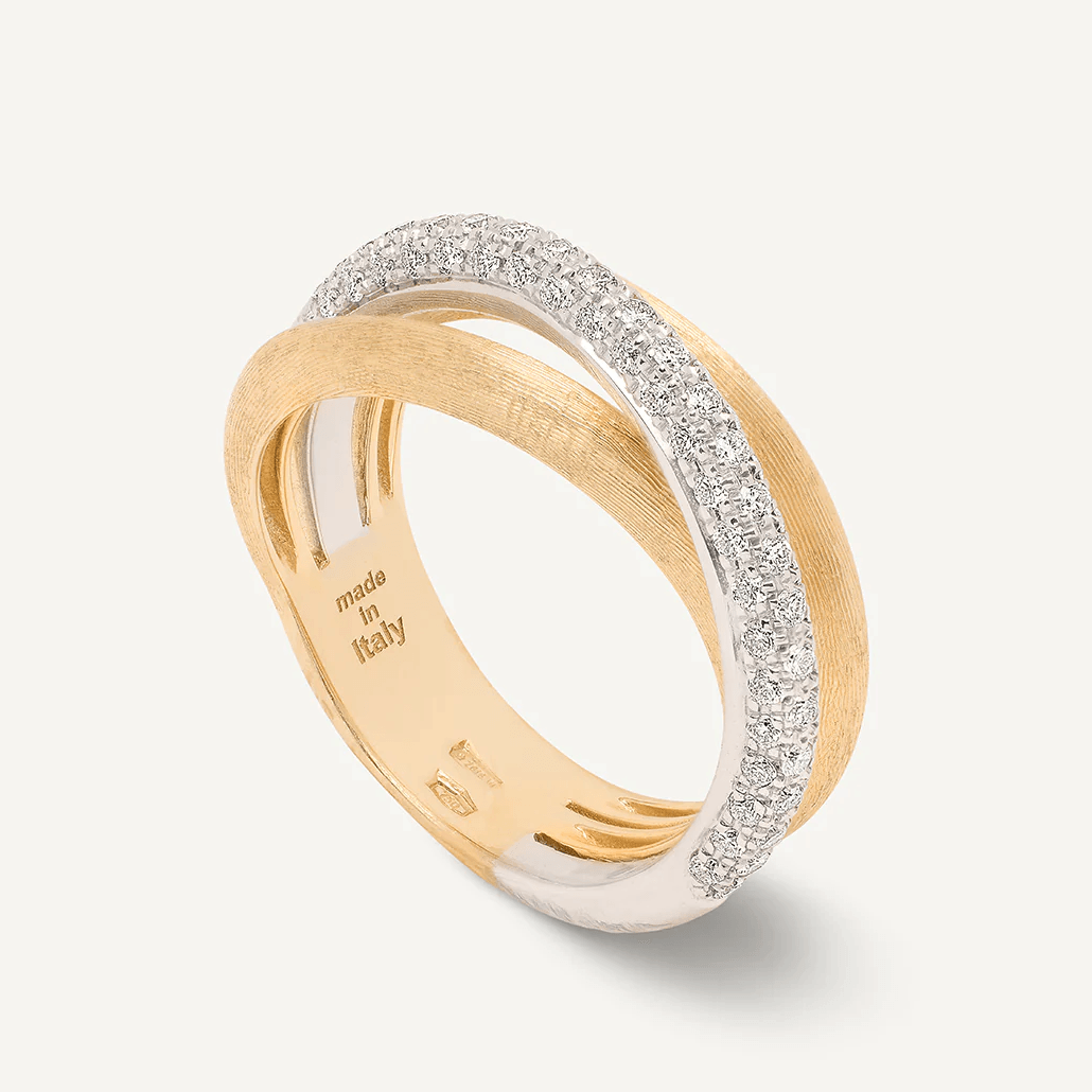 Marco Bicego Jaipur Link 3 Strand Diamond Ring - Orsini Jewellers