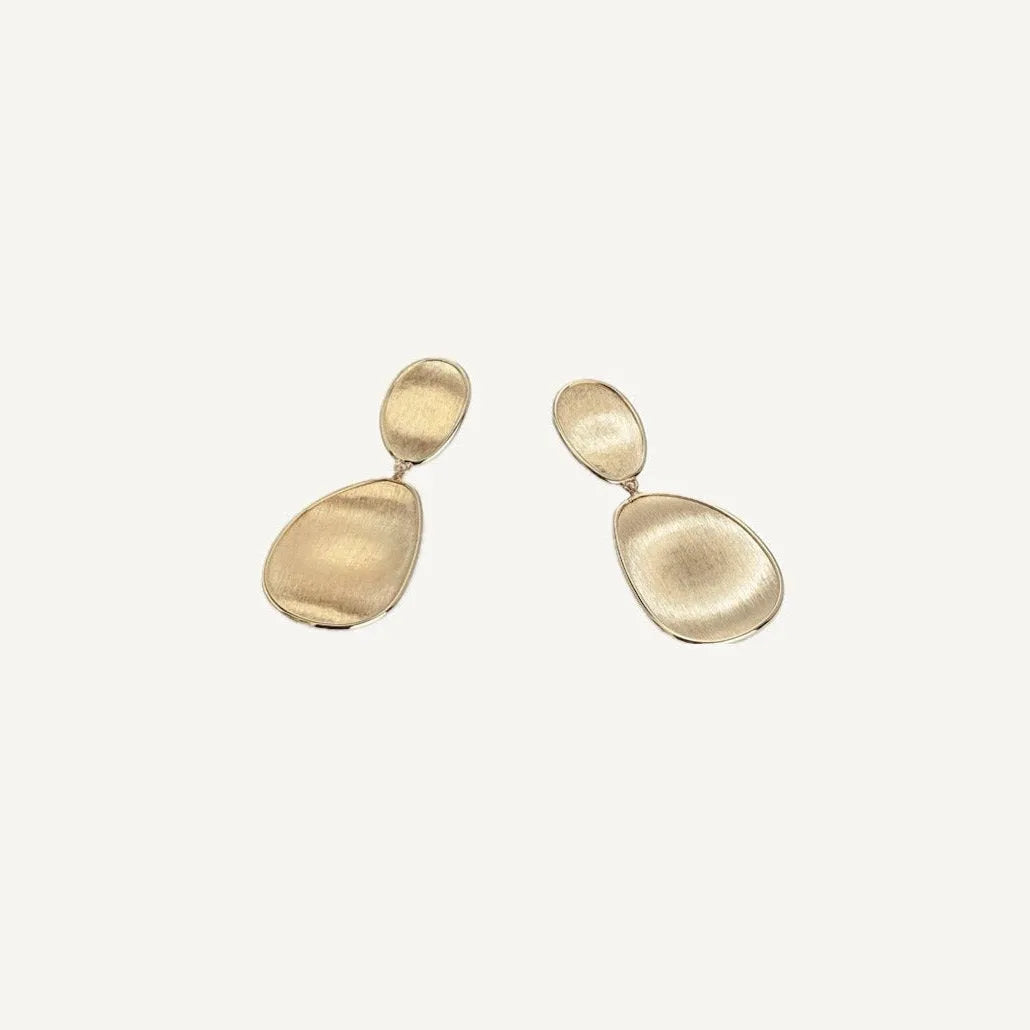 Marco Bicego Lunaria 18k Gold Earrings 2 Drop Small - Orsini Jewellers