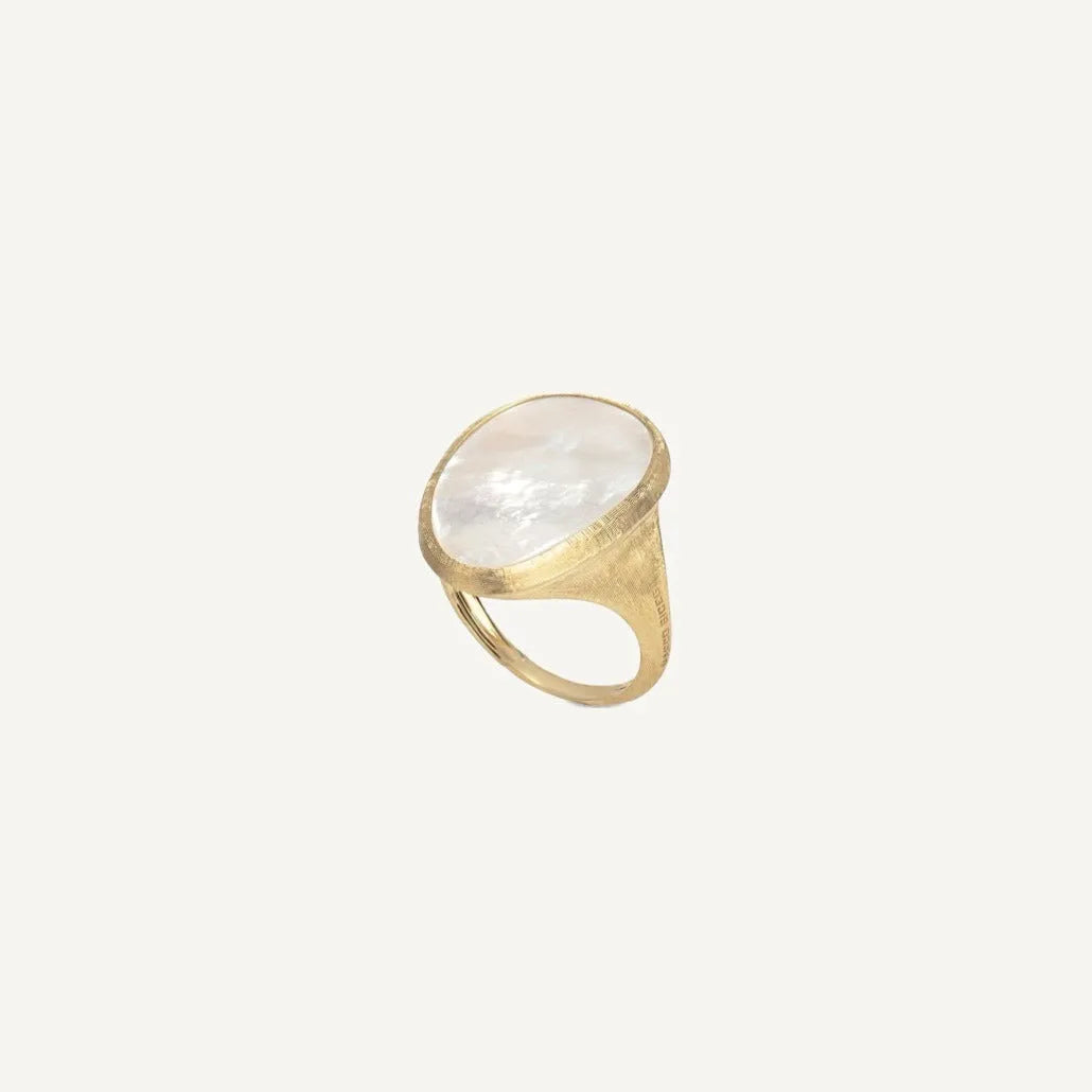 Marco Bicego Lunaria 18k Gold Mother of Pear Ring - Orsini Jewellers