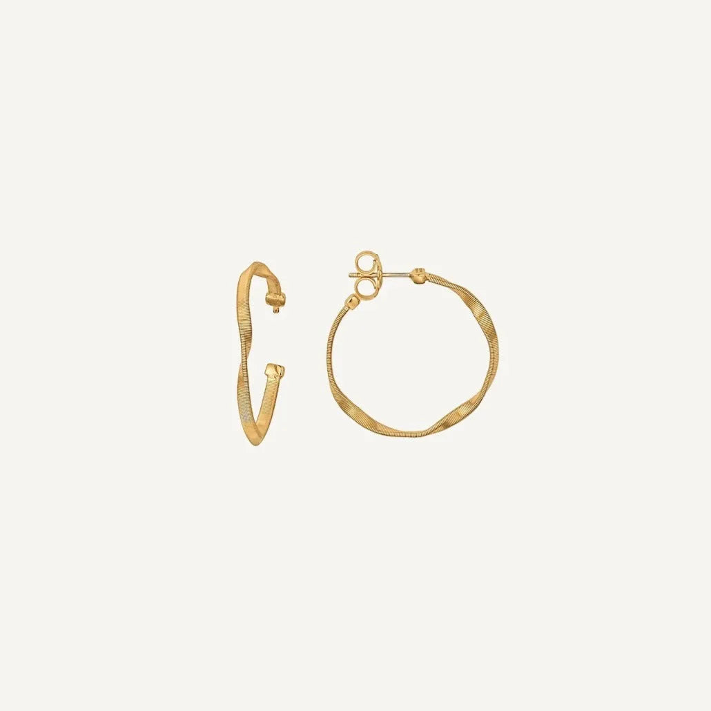 Marco Bicego Marrakech 18k Gold Hoop Earrings Small - Orsini Jewellers