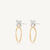 Marco Bicego Marrakech Onde 18k Gold Drop Earrings with Flower Detailing - Orsini Jewellers