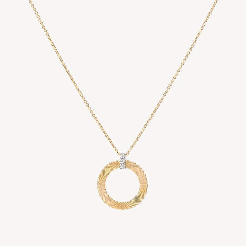 Marco Bicego Masai Gold Pendant Necklace with Diamonds - Orsini Jewellers