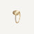 Marco Bicego Siviglia 18k Gold Diamond Ring Vertical - Orsini Jewellers