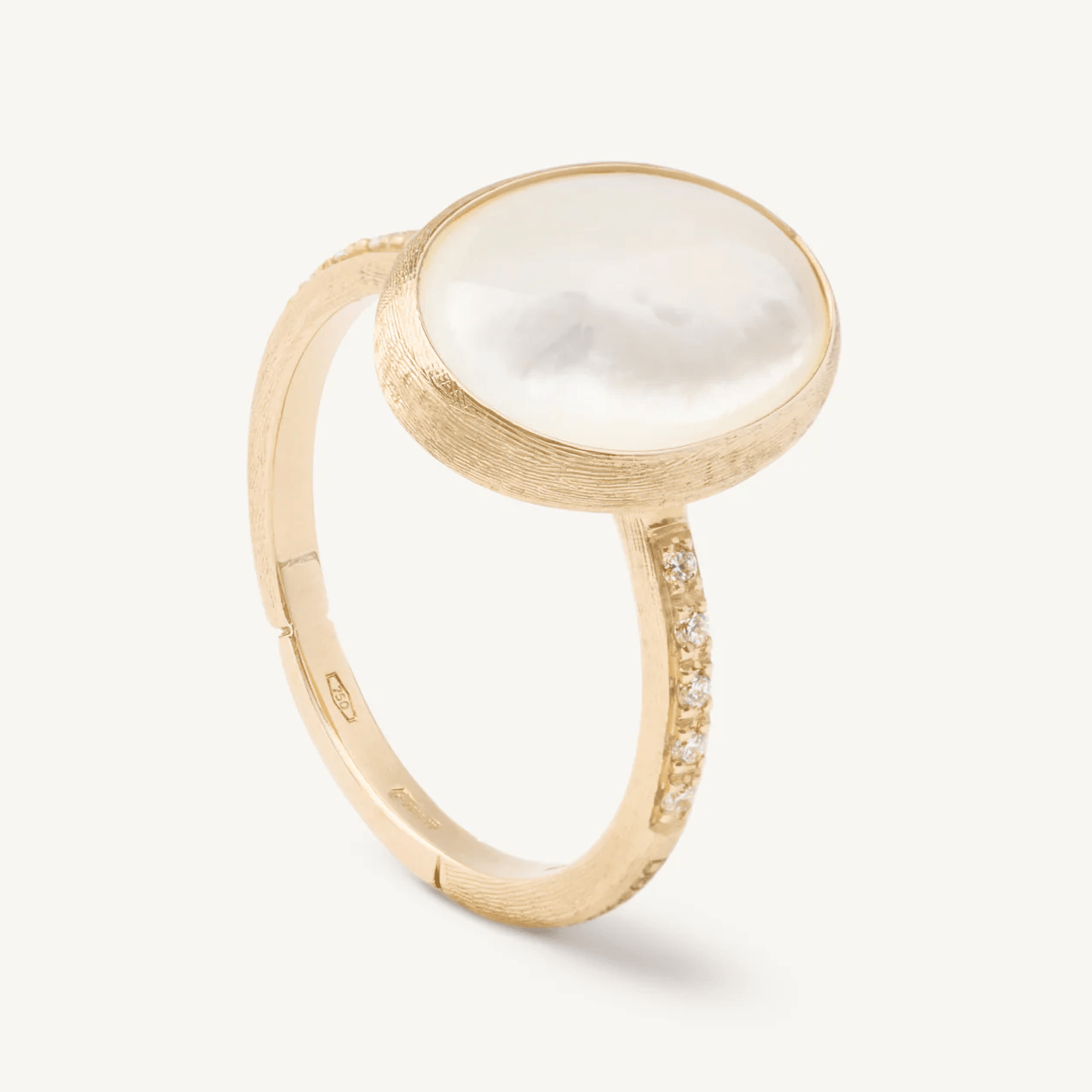 Marco Bicego Siviglia Mother of Pearl and Diamond Ring - Orsini Jewellers