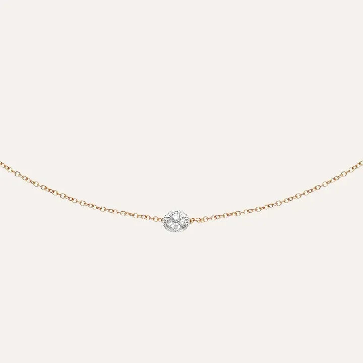 Nanis Elite Rose Gold and Diamonds Boule Choker Necklace - Orsini Jewellers