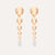 Nanis Ivy Rose Gold Boules and Diamonds Pendant Dangle Earrings - Orsini Jewellers