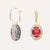 Nanis Reverse Gold, Rubies, Diamonds and Rock Crystal Double Face Ball Drop Earrings (Medium) - Orsini Jewellers