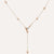 Nanis Soffio Rose Gold and Diamonds Y Necklace - Orsini Jewellers