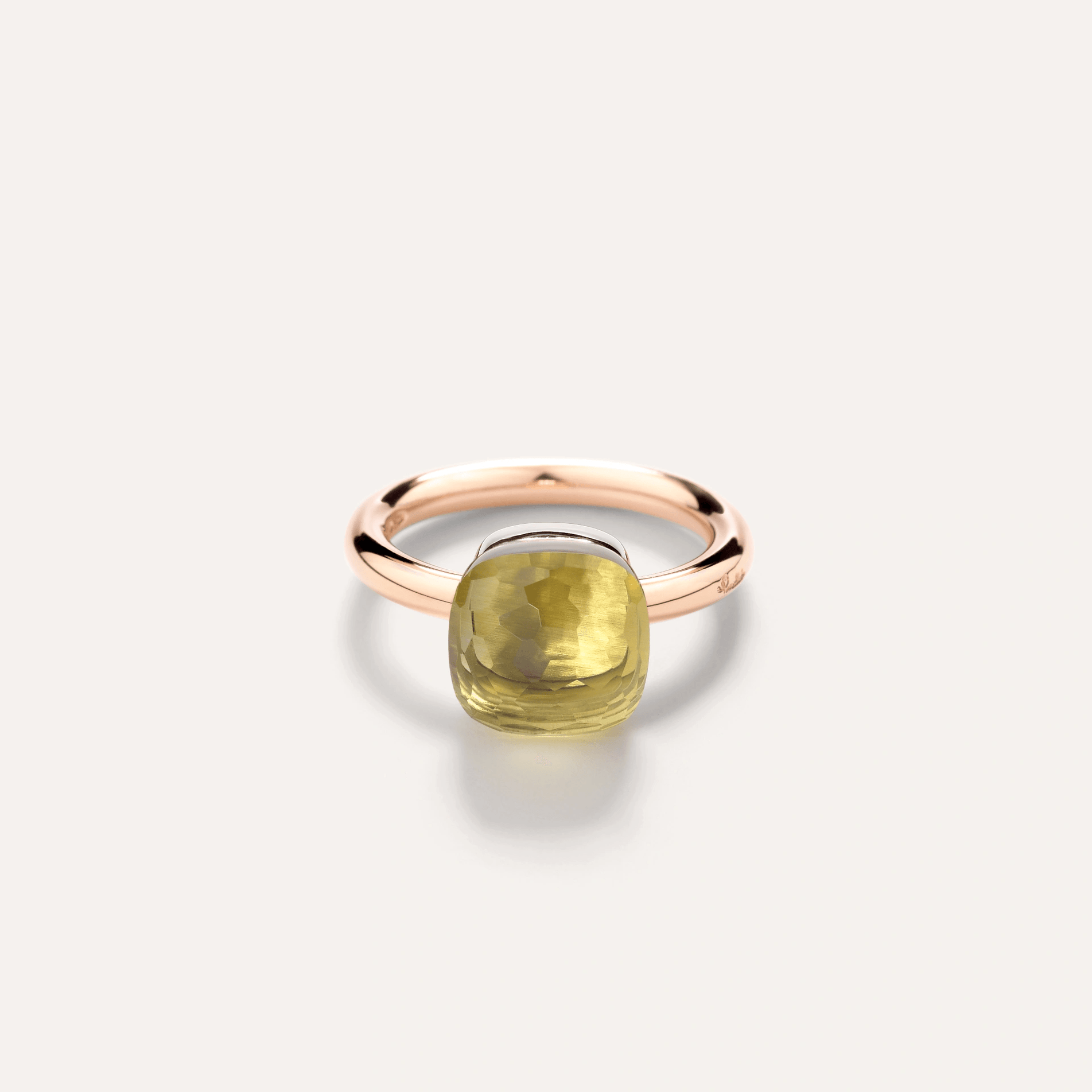 Pomellato 18k Gold Nudo Ring Lemon Quartz - Orsini Jewellers