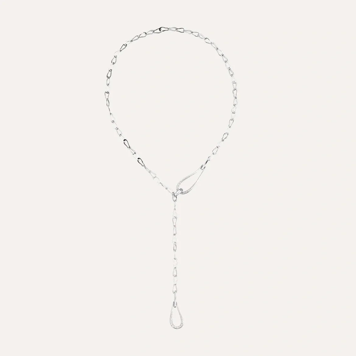 Pomellato Fantina Necklace in White Gold with Diamonds - Orsini Jewellers