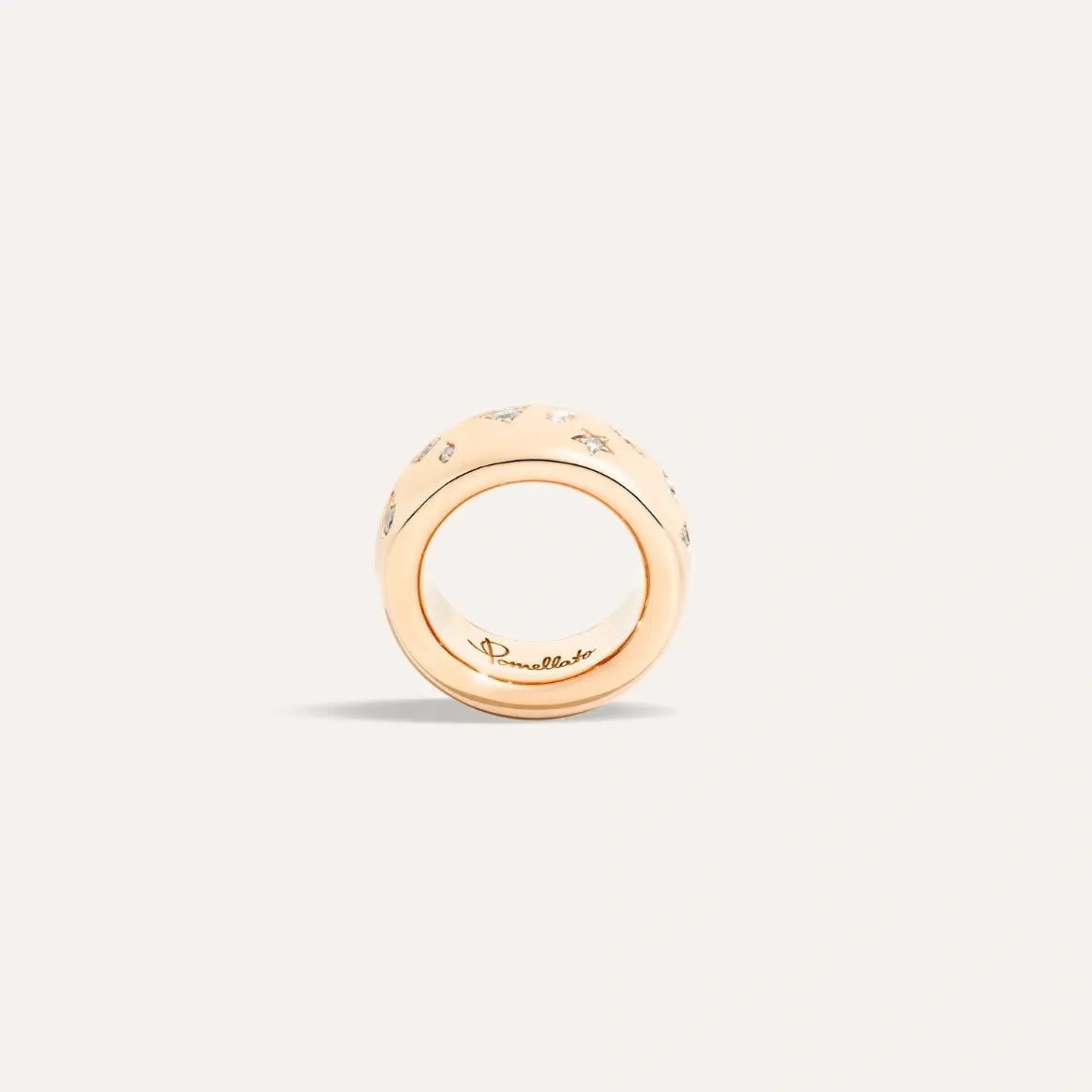 Pomellato Iconica Diamond Ring in 18k Rose Gold (medium) - Orsini Jewellers