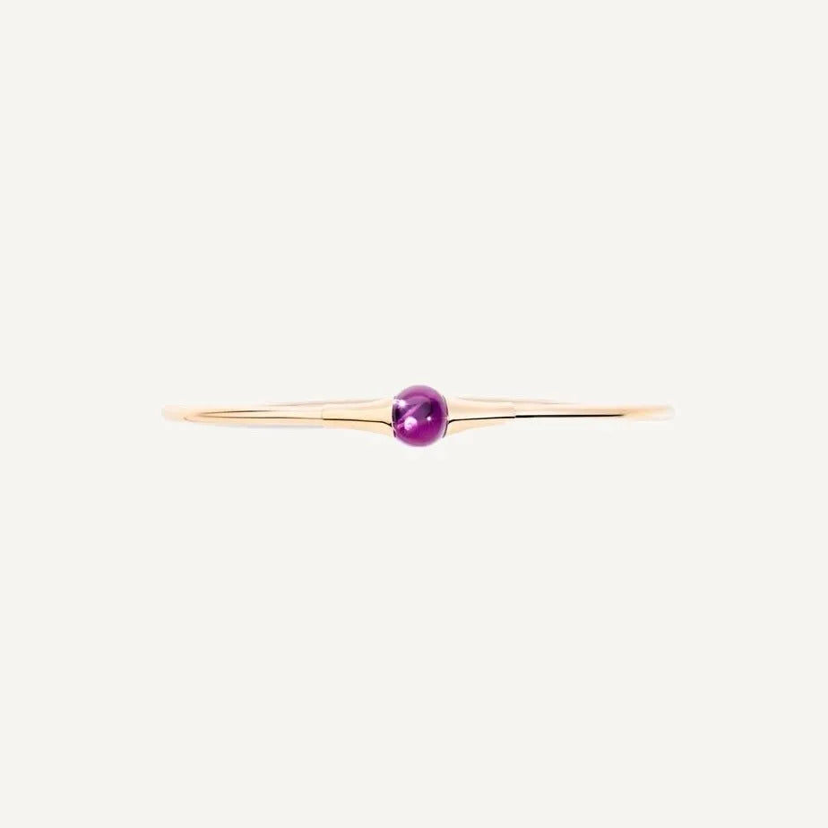 Pomellato M&#39;Ama Non M&#39;Ama Bangle 18k Gold with Chabochon Amethyst - Orsini Jewellers