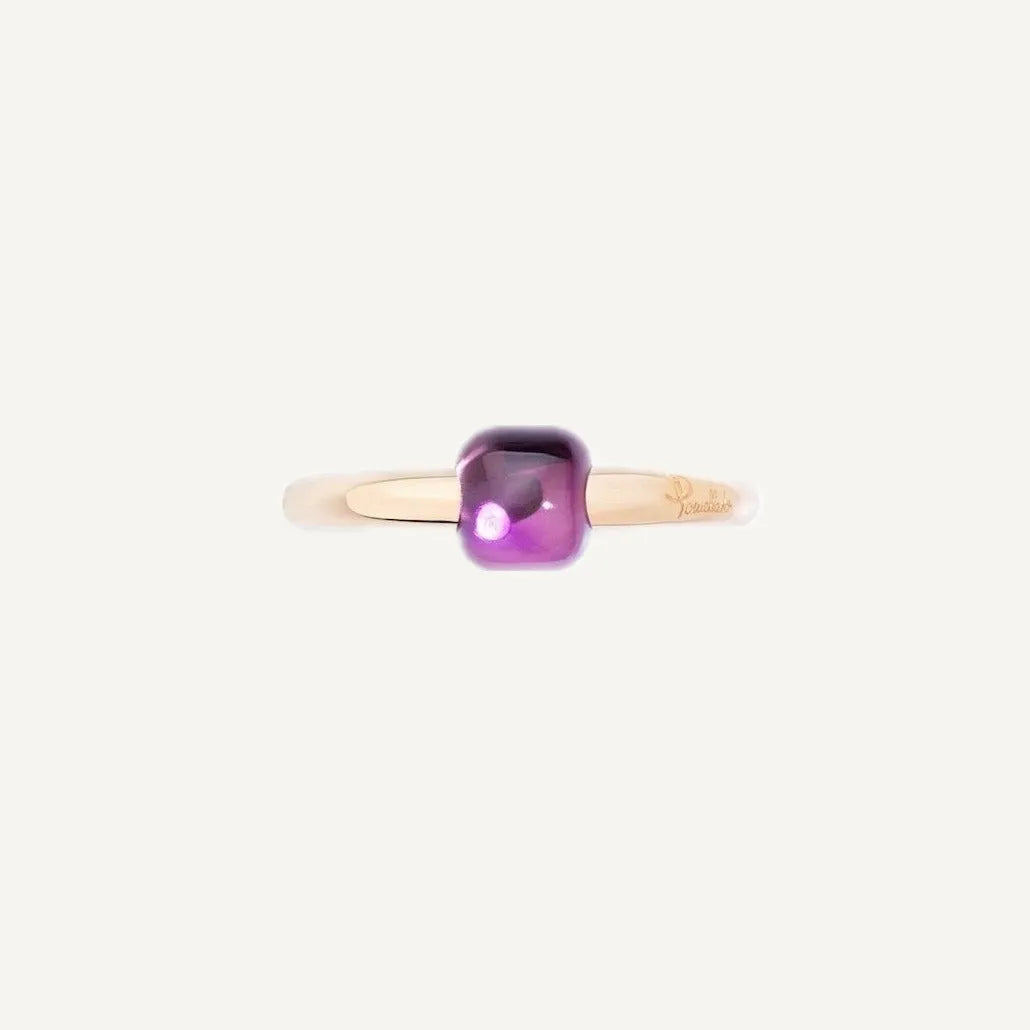 Pomellato M&#39;Ama Non M&#39;Ama Ring 18k Gold with Amethyst - Orsini Jewellers