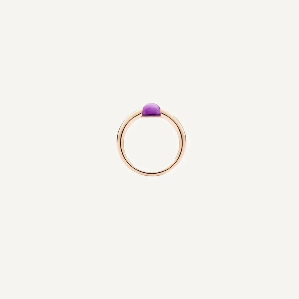 Pomellato M&#39;Ama Non M&#39;Ama Ring 18k Gold with Amethyst - Orsini Jewellers