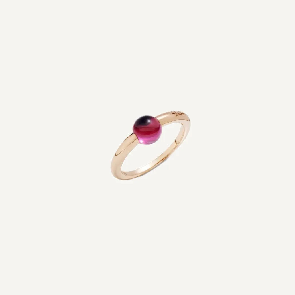 Pomellato M&#39;Ama Non M&#39;Ama Ring 18k Gold with Rhodolite Garnet - Orsini Jewellers