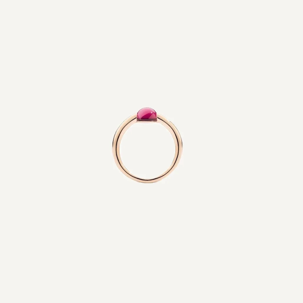 Pomellato M&#39;Ama Non M&#39;Ama Ring 18k Gold with Rhodolite Garnet - Orsini Jewellers