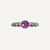 Pomellato Mama Non Mama Ring 18k Gold with Amethyst and Tsavorites - Orsini Jewellers