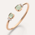 Pomellato Nudo 18k Gold Bangle with Diamonds and Prasiolite - Orsini Jewellers