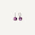 Pomellato Nudo Classic Earrings 18k Gold with Amethyst and Diamonds - Orsini Jewellers