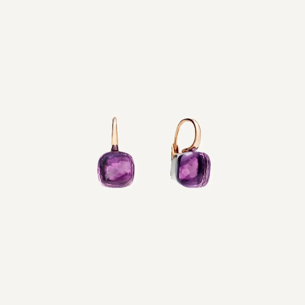 Pomellato Nudo Classic Earrings 18K Gold with Amethyst - Orsini Jewellers