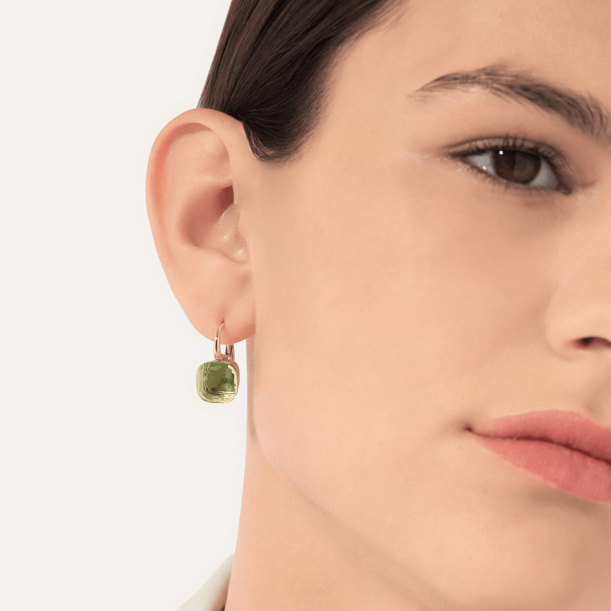 Pomellato Nudo Classic Earrings 18K Gold with Prasilite - Orsini Jewellers