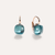 Pomellato Nudo Classic Earrings 18k Gold with Sky Blue Topaz - Orsini Jewellers