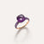 Pomellato Nudo Classic Ring 18k Gold Amethyst, Jade & Amethyst Pave - Orsini Jewellers