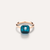 Pomellato Nudo Classic Ring 18k Gold with London Blue Topaz - Orsini Jewellers