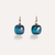 Pomellato Nudo Earrings 18k Rose Gold with London Blue Topaz - Orsini Jewellers