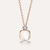 Pomellato Nudo Necklace Mother of Pearl, White Topaz and Diamonds - Orsini Jewellers