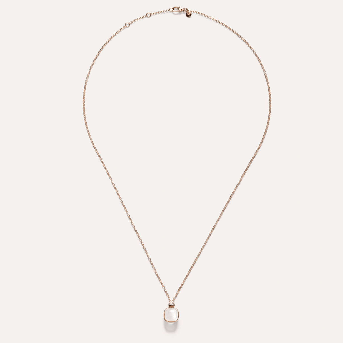 Pomellato Nudo Necklace Mother of Pearl, White Topaz and Diamonds - Orsini Jewellers