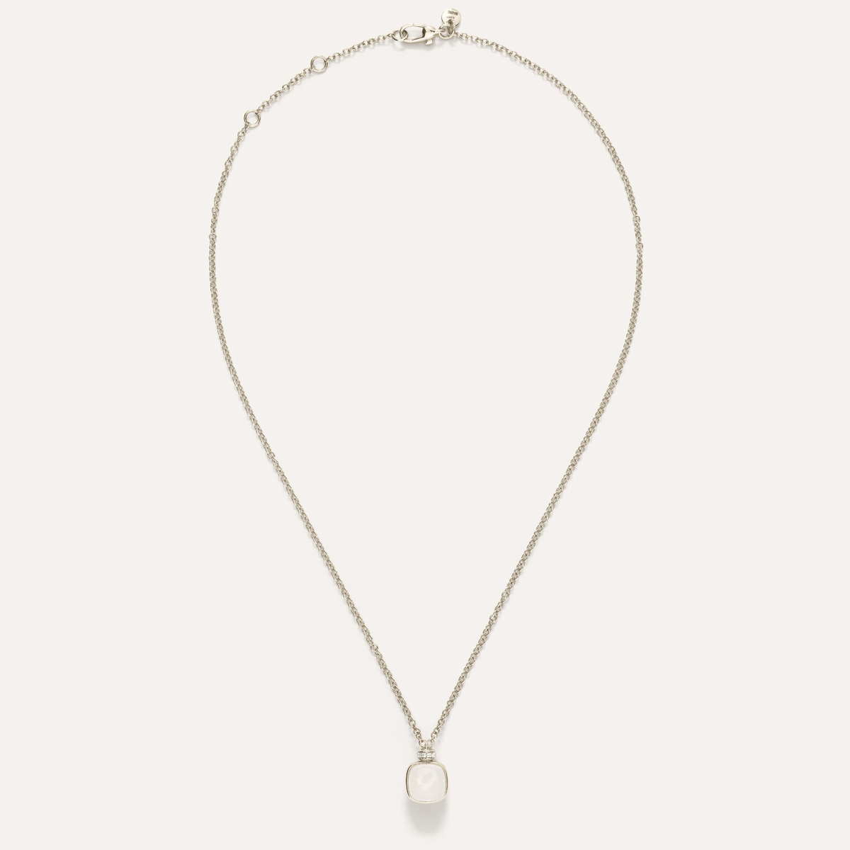 Pomellato Nudo Necklace with Milky Quartz and Diamonds - Orsini Jewellers