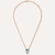 Pomellato Nudo Necklace with Petit Pendant, 18k Gold with Sky Blue Topaz - Orsini Jewellers