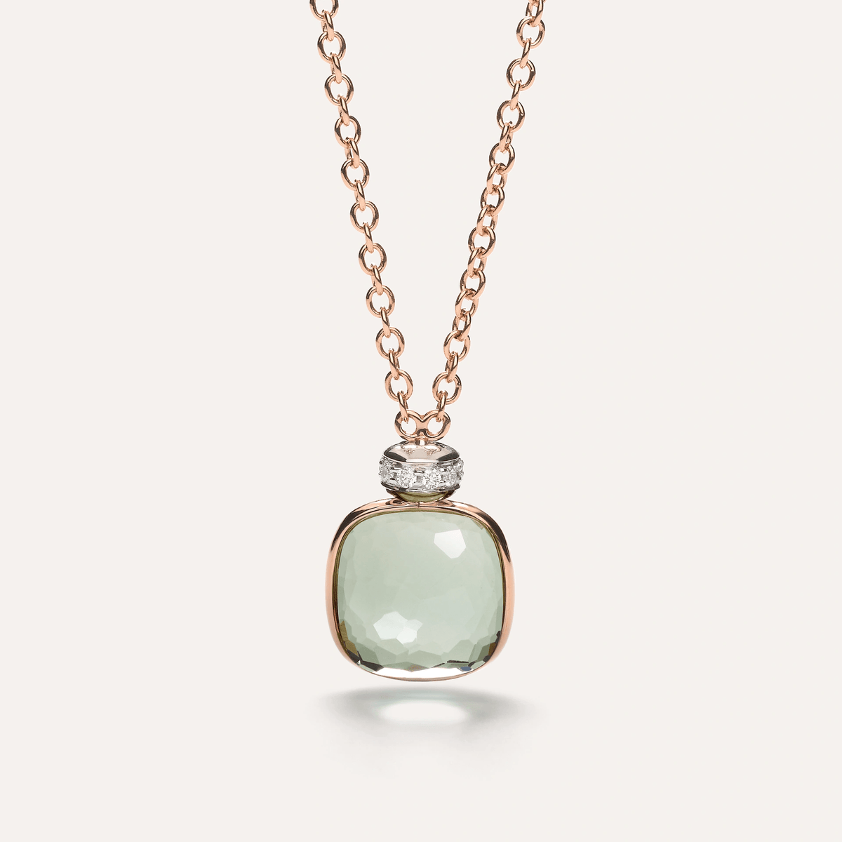 Pomellato Nudo Necklace with Prasiolite and Diamonds - Orsini Jewellers