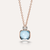 Pomellato Nudo Necklace with Sky Blue Topaz and Diamonds - Orsini Jewellers